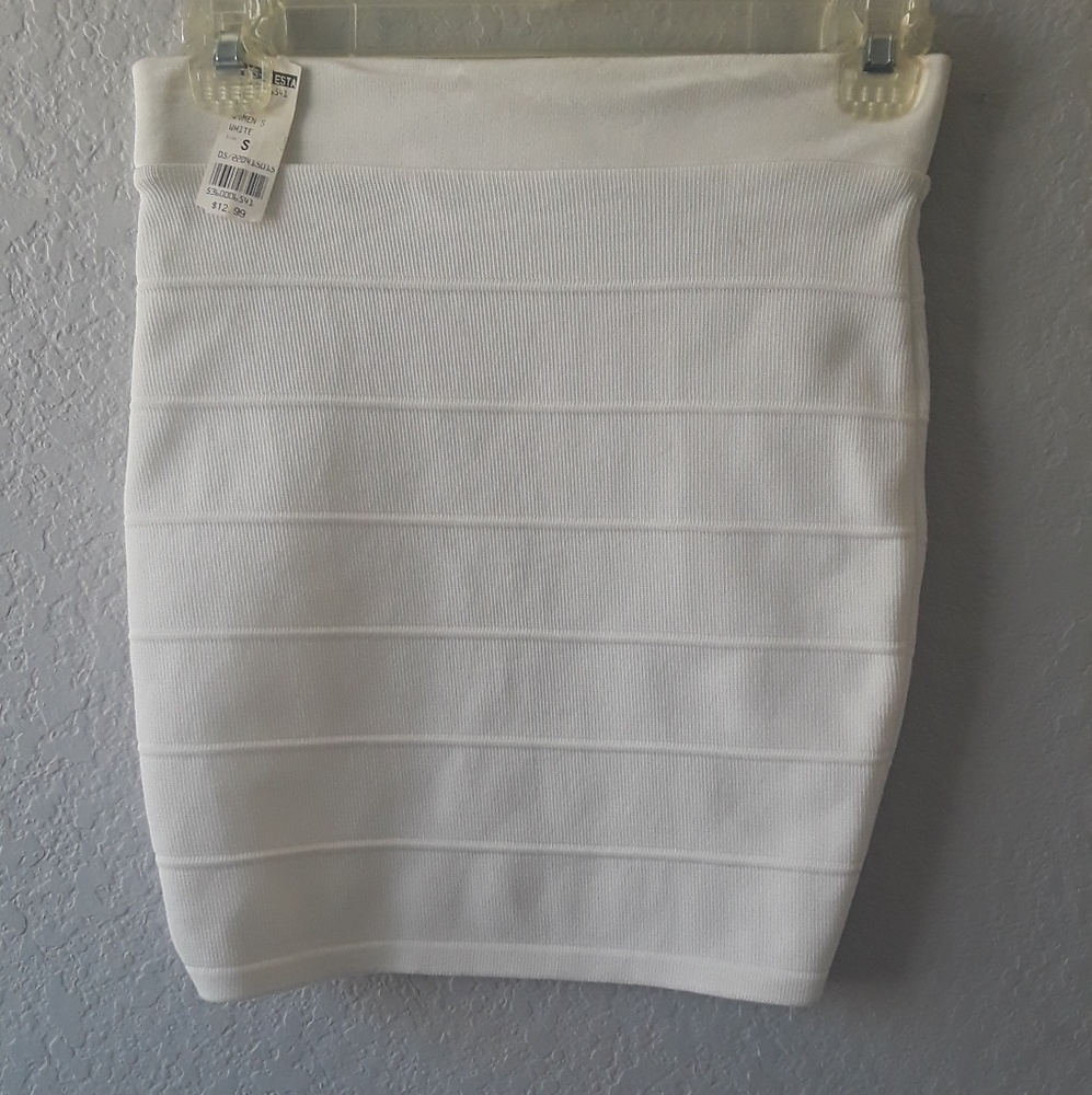 White bandage skirt